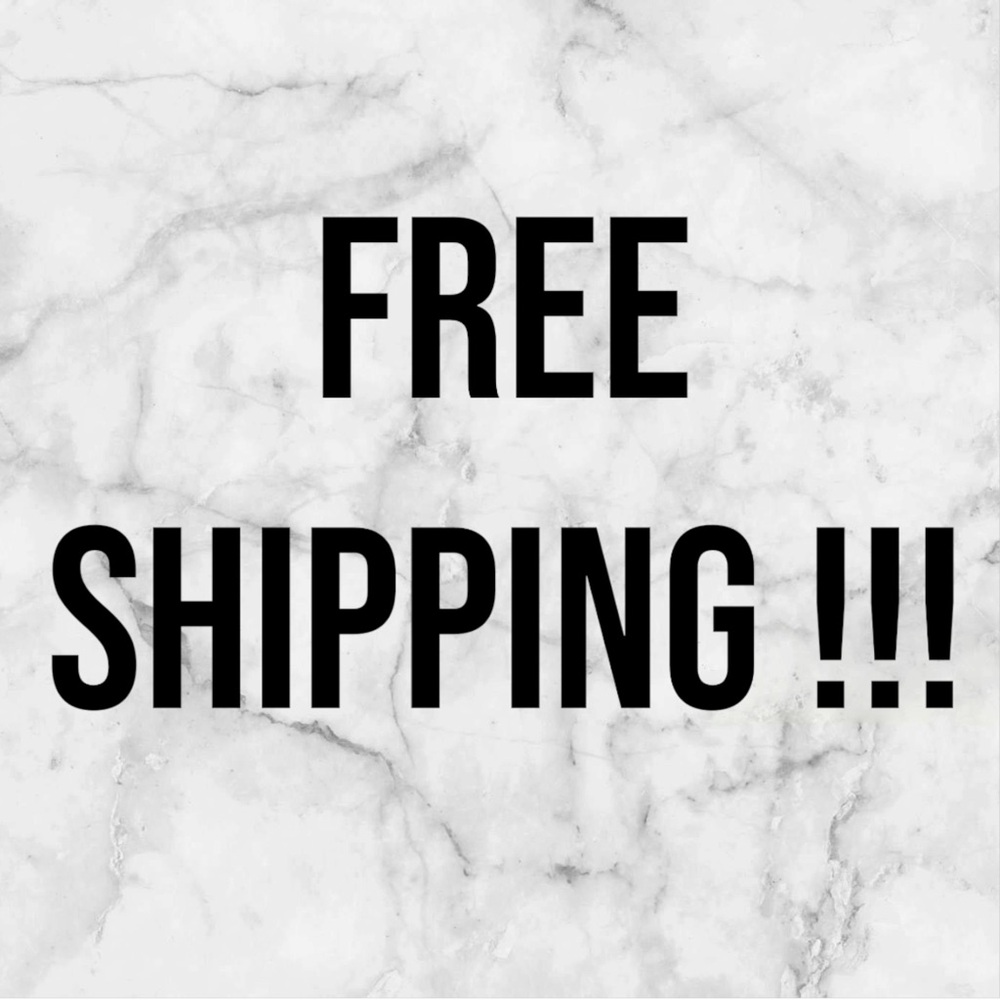 Complimentary shipping for all my poshers!!!